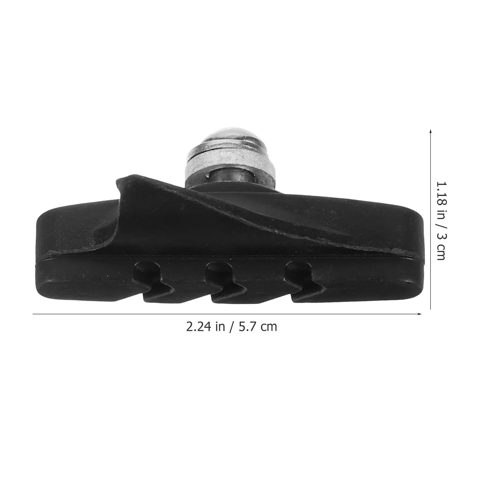 2 stuks racefiets remblokken blokken set rubberen groeven voor fietsen remmen in nat weer duurzaam compatibel met de meeste velgen