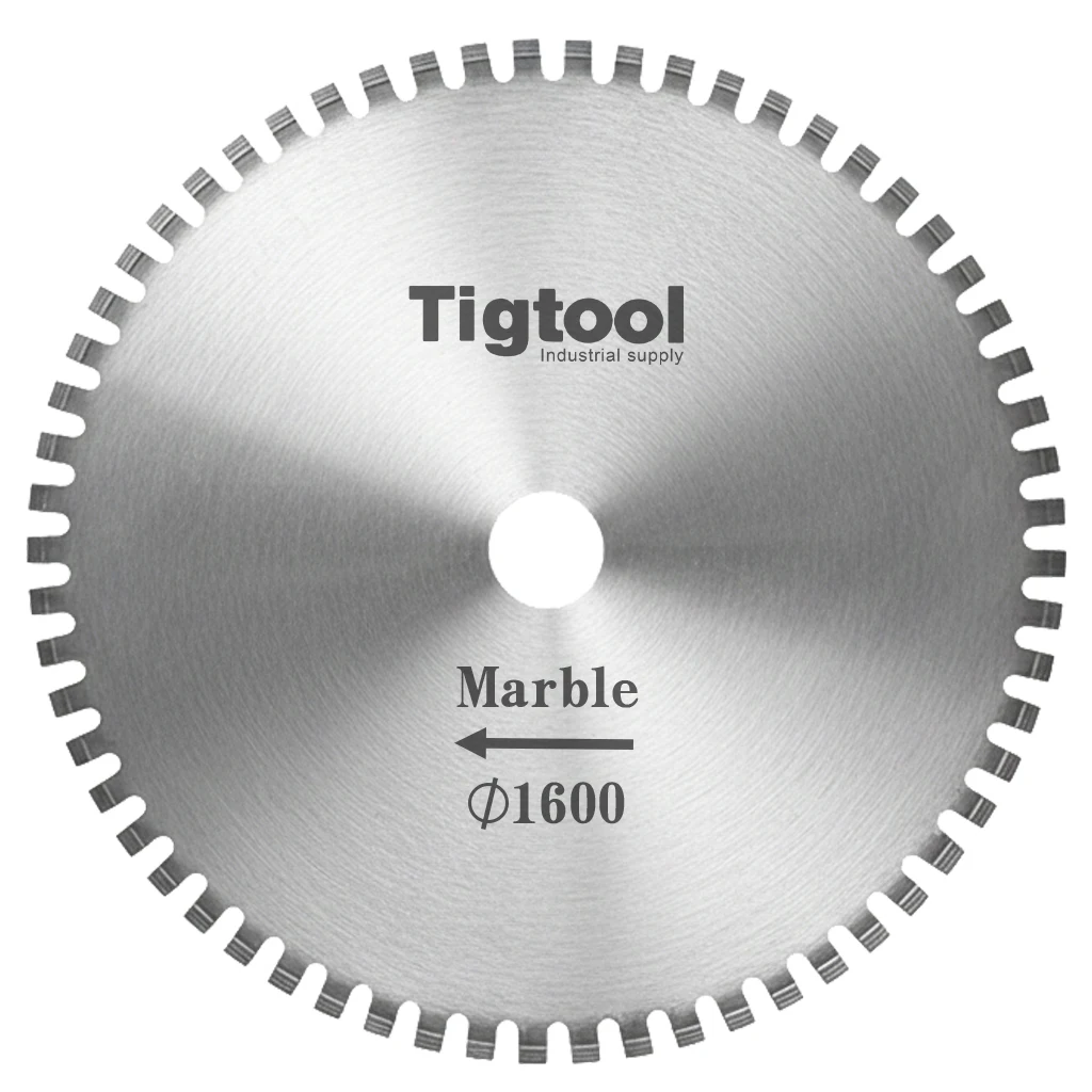 

1600mm 64" Marble Blade - Short Segment Teeth 24mm Quarry Stone Block Cutting Large Diamond Saw Blade