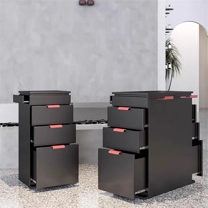 Internet celebrity barber shop tool cabinet hairdressing special tool table rack drawer cabinet multi-function