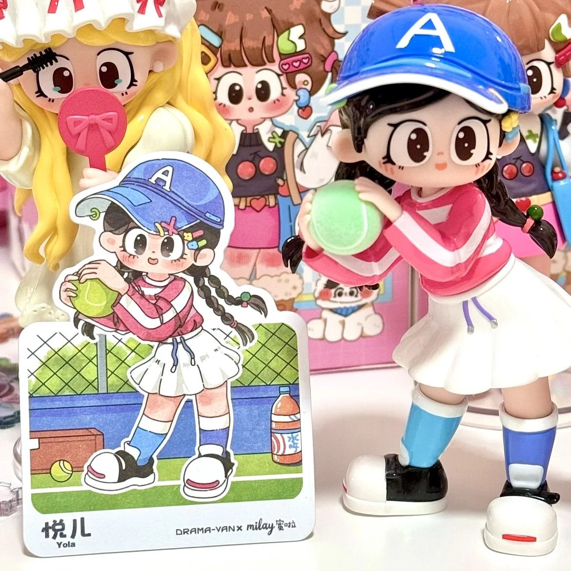 Milay Girl Syndrome Blind Box - Kawaii Anime Figure Collectible, Cute Desk Decor Surprise Gift for Girls Birthday Christmas
