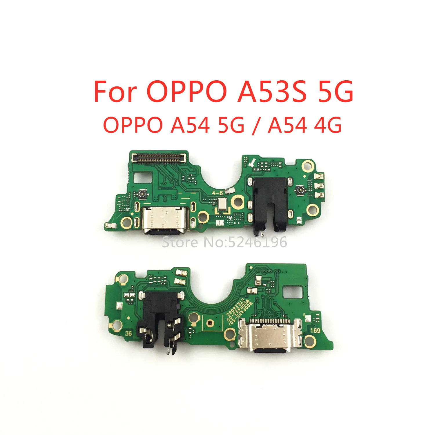 

1 шт. гибкий кабель для зарядного USB-порта для OPPO A53S 5G OPPO A54 5G OPPO A54 4G базовый разъем Запасная часть