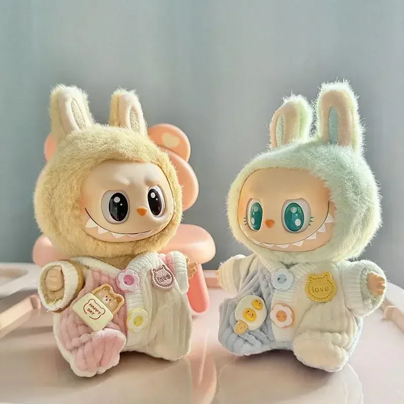 Mini pluszowe ubranka dla lalek Akcesoria do Korea Kpop Exo Labubu V1 V2 Idol Dolls Kombinezon wspinaczkowy Odzież Prezent