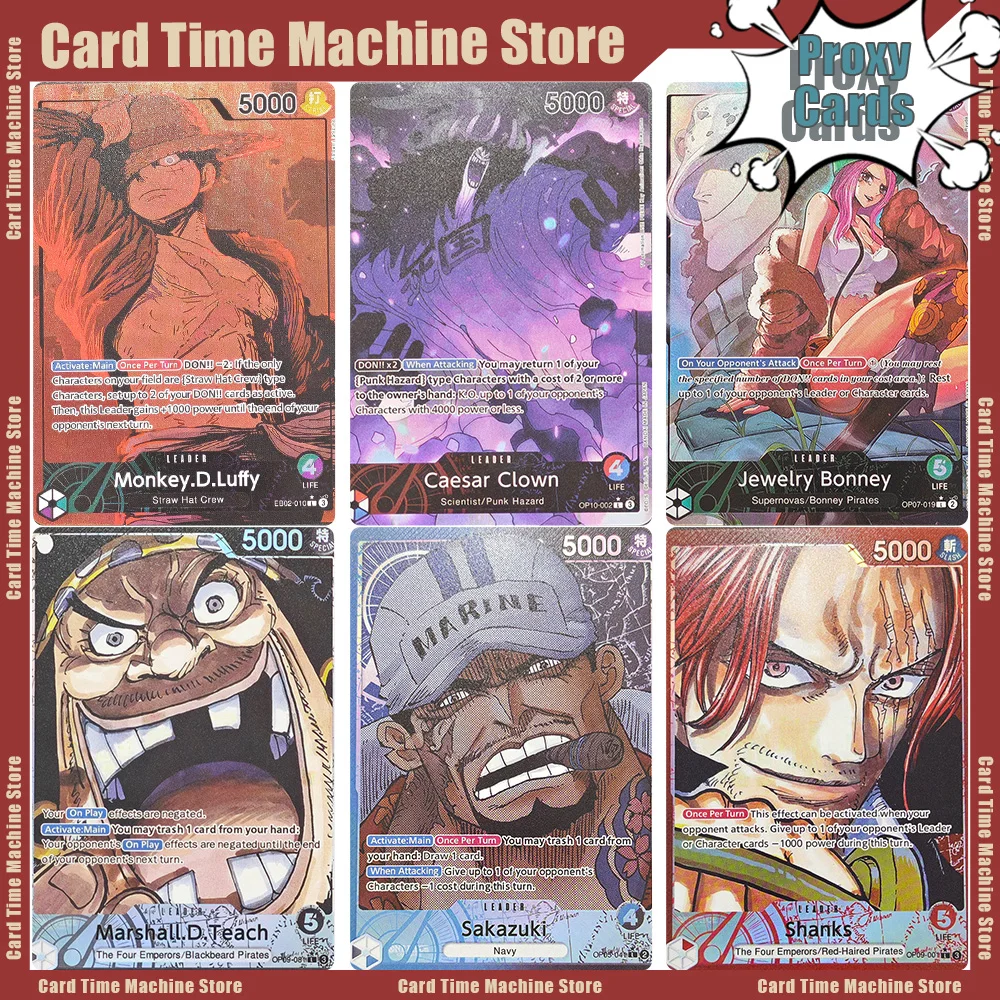 One Piece DON!! Cards OPCG Proxy Latest Person Football Luffy Vinsmoke SHANKS Collection Anime Booster Pack Cards birthday gifts