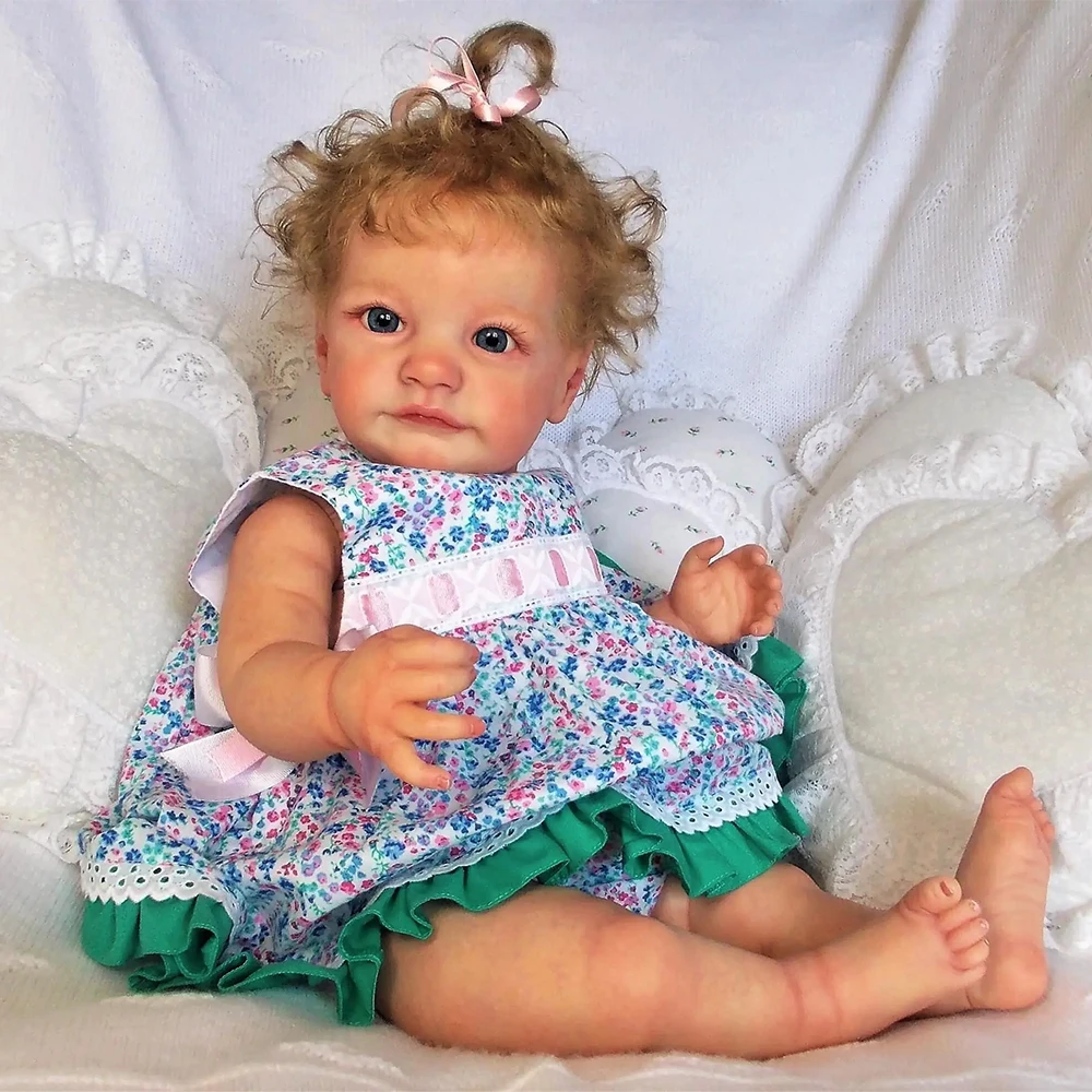 

23 Inch Lifelike Realistic Reborn Baby Dolls Weighted Silicone Reborn Doll Girl Doll