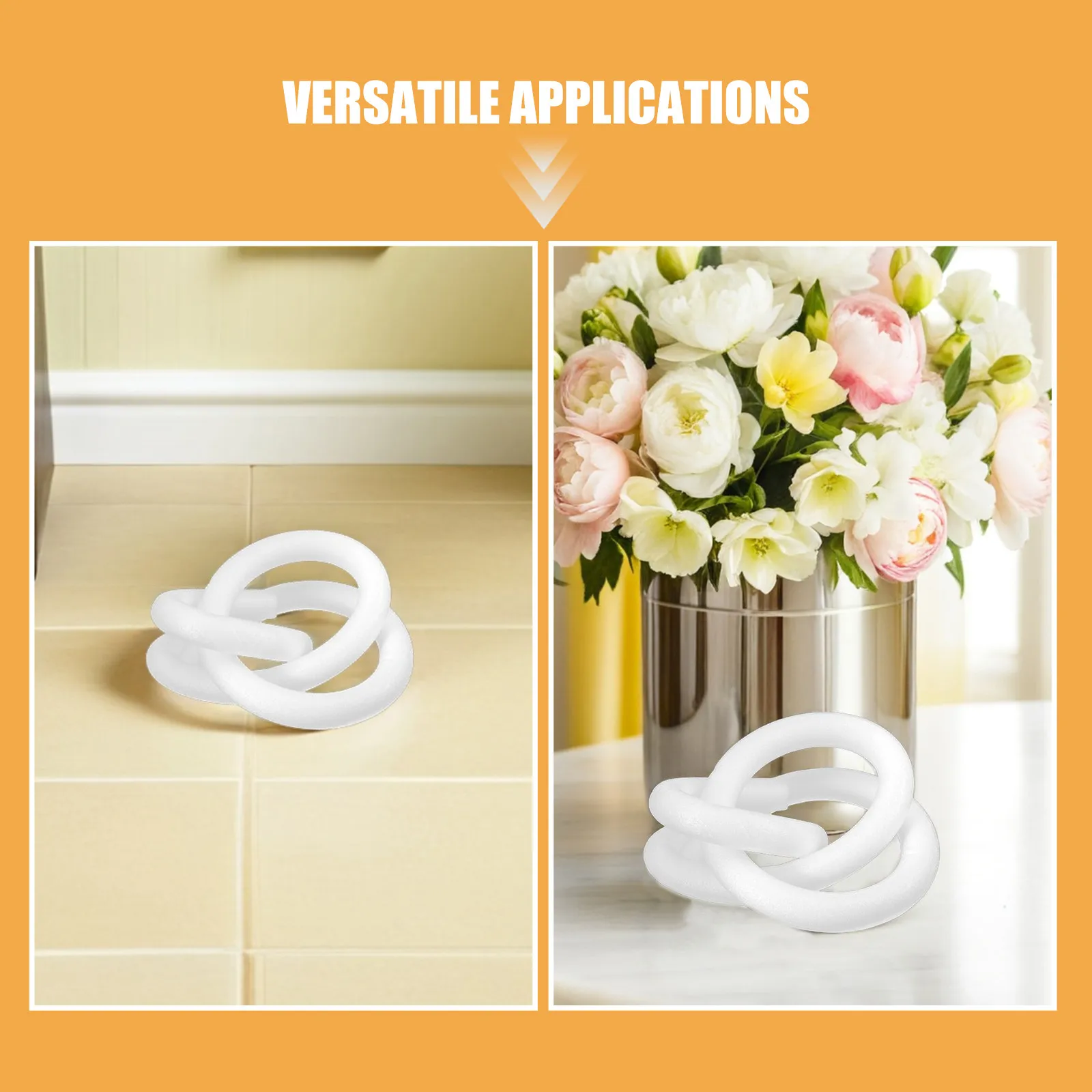 78.60x1.57 Inch Flexible Foam Caulking Filler Strip Solid Structure Epe Backer Rod for Concrete Joints Decorative Wedding Floral