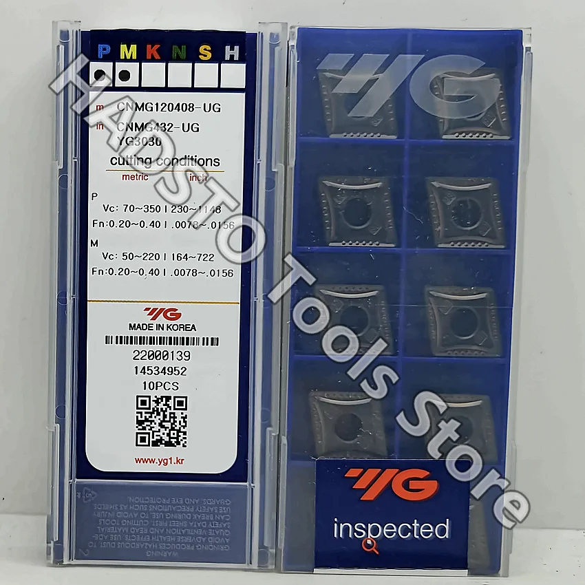 

CNMG120408-UG YG3030/CNMG120404-UG YG3030/CNMG120412-UG YG3030 CNMG431 CNMG432 CNMG433 YG CNC carbide inserts Turning inserts