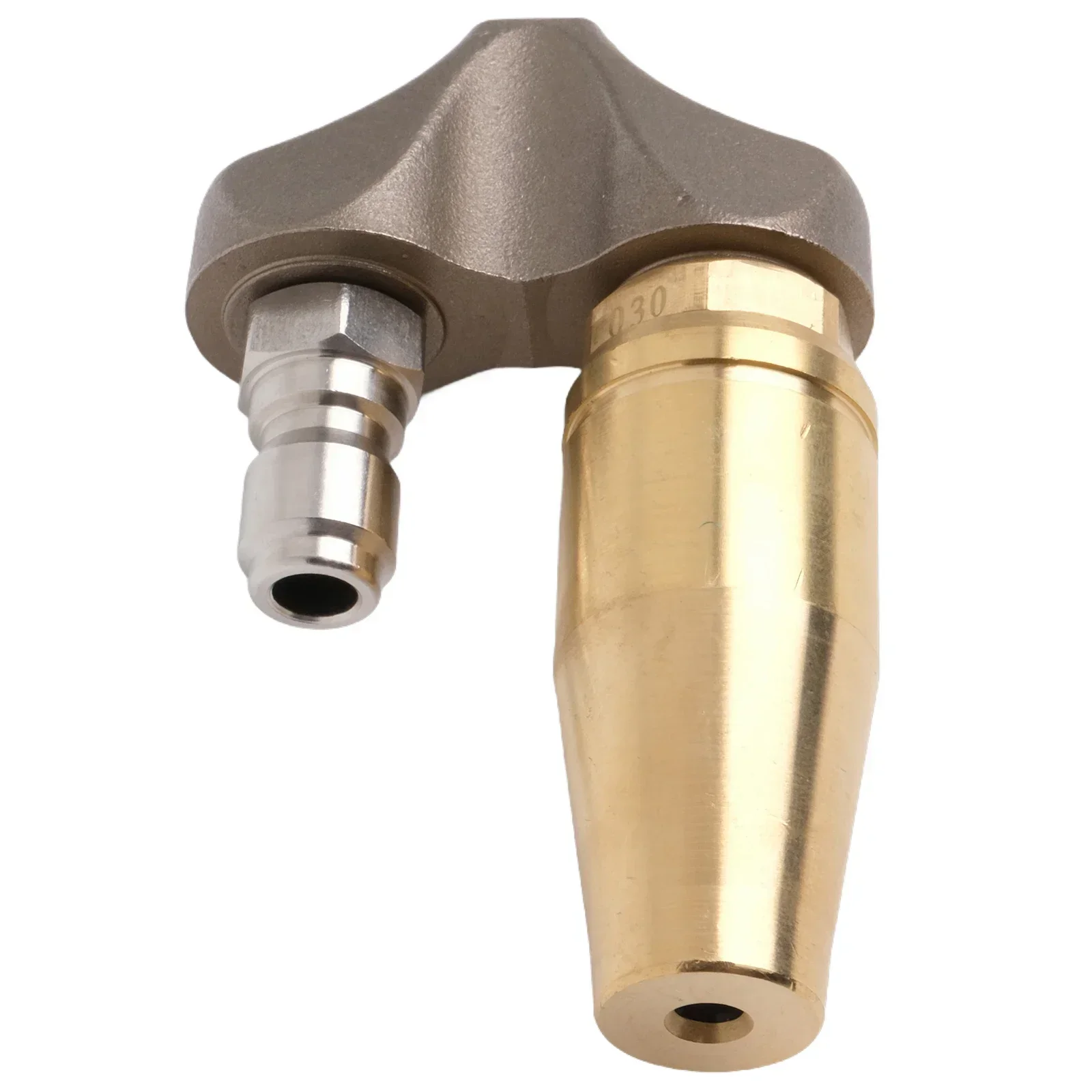 

High-speed Pressure Washer Nozzle Cleaning Nozzle 3/8'' High-temperature Resistant Long-lasting Non-rust Self-rotation Function