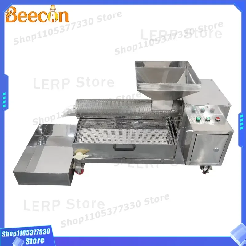 Industrial Electric Honey Extractor Automatic Screw Filter Type Separator for Wax Processing Sealing Extruder Machine High
