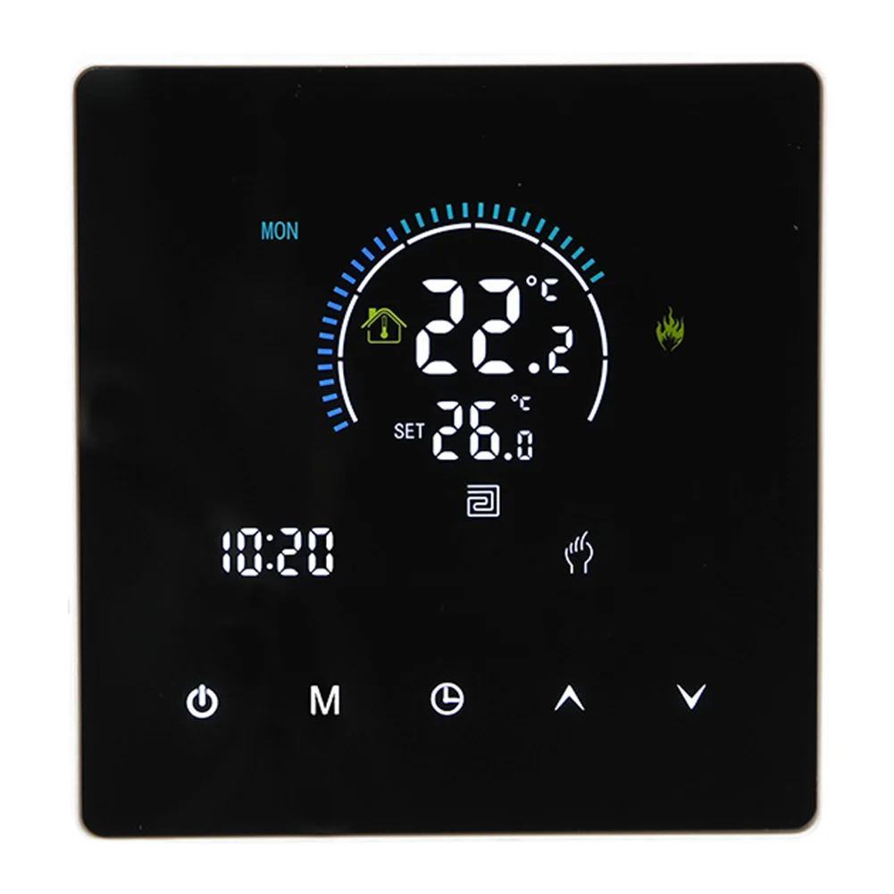 Programmable Smart Thermostat with Touch Screen for Temperature Management in Residential and Commercial Spaces