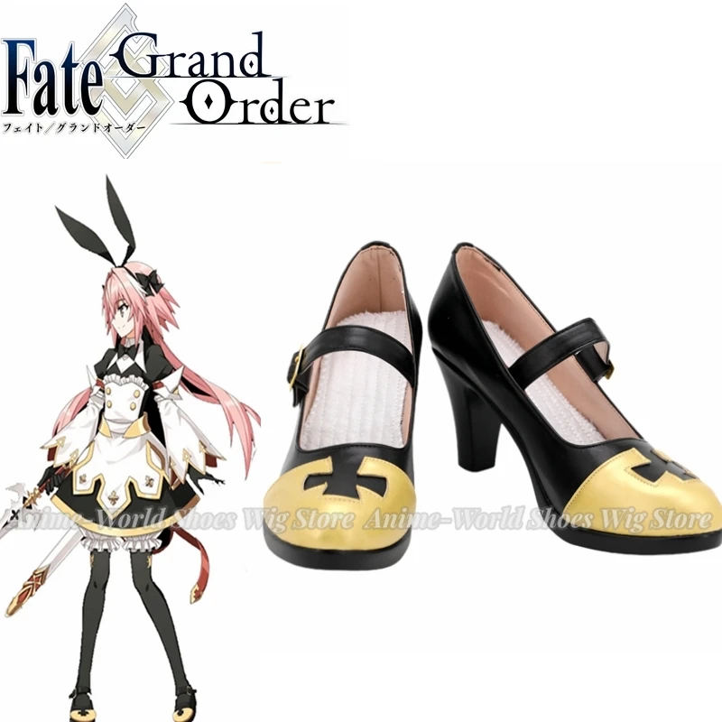 

FGO Fate Grand Order Saber Astolfo Cosplay Shoes Halloween Carnival Custom Made Boots