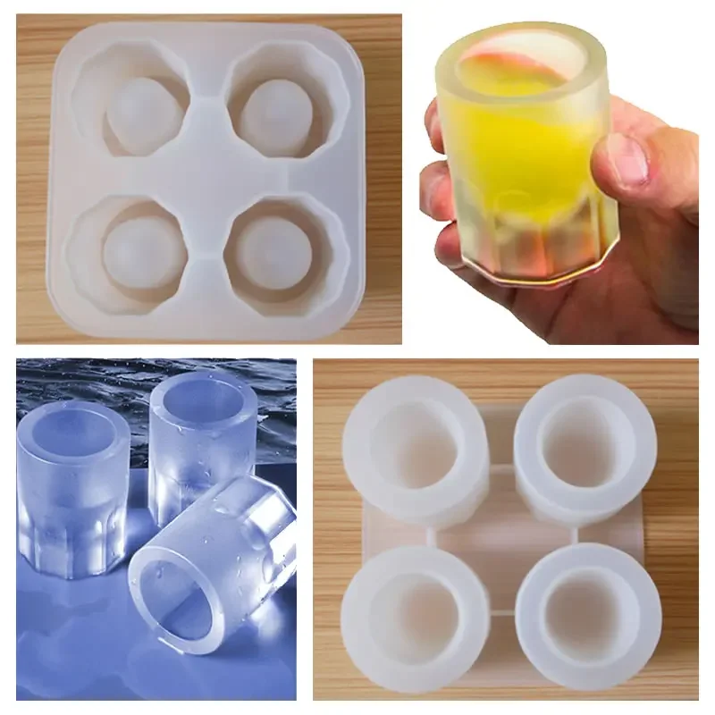 

Ice Cup Maker Ice Cube Tray Mold Makes Glasses Ice Mould Novelty Gifts Ice Tray Summer Drinking Tool Ice cream decoration Mold