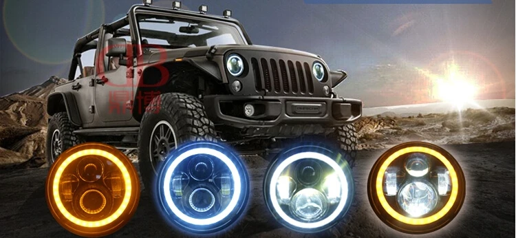 Bumper lamp for Wrangler LED HeadLight 1997~2014 with DRL function Wrangler fog lamp