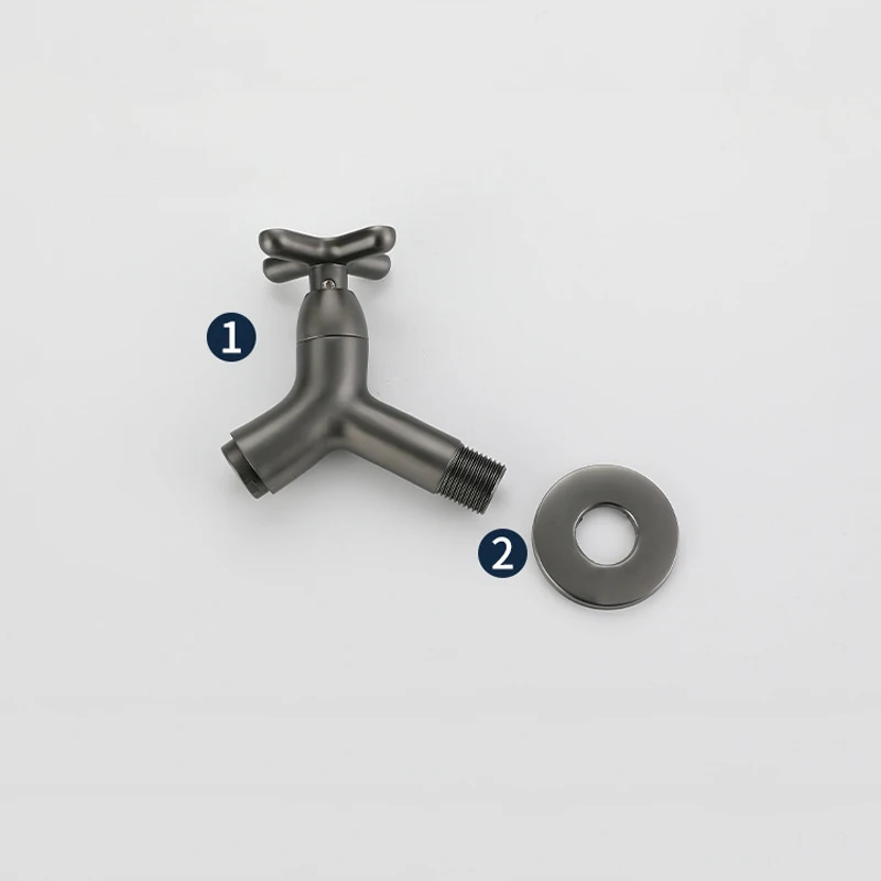 Wall Mounted Basin Faucet Mop Pool Brass Tap Outdoor Garden Faucet Single Cold Water Bathroom Accessories Kitchen Sink Faucets image 5