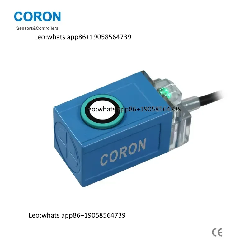 QF25L-D50P Long Distance Ultrasonic Sensor Reflective Type Light-On Dark-On PNP Lead Wire Included