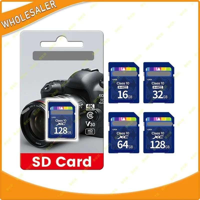 

1PC for Sony for Nikon for Canon Digital Camera HD Memory SD Card 16G 32G 64G 128G Replacement