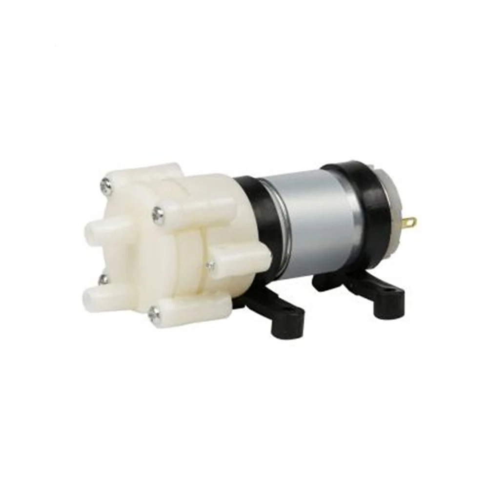 R385 Water Pump 12V Diaphragm Pump 1.5-2L/Min Small Miniature Water Pump Household Fish Tank Tea Set Pump With Brackets