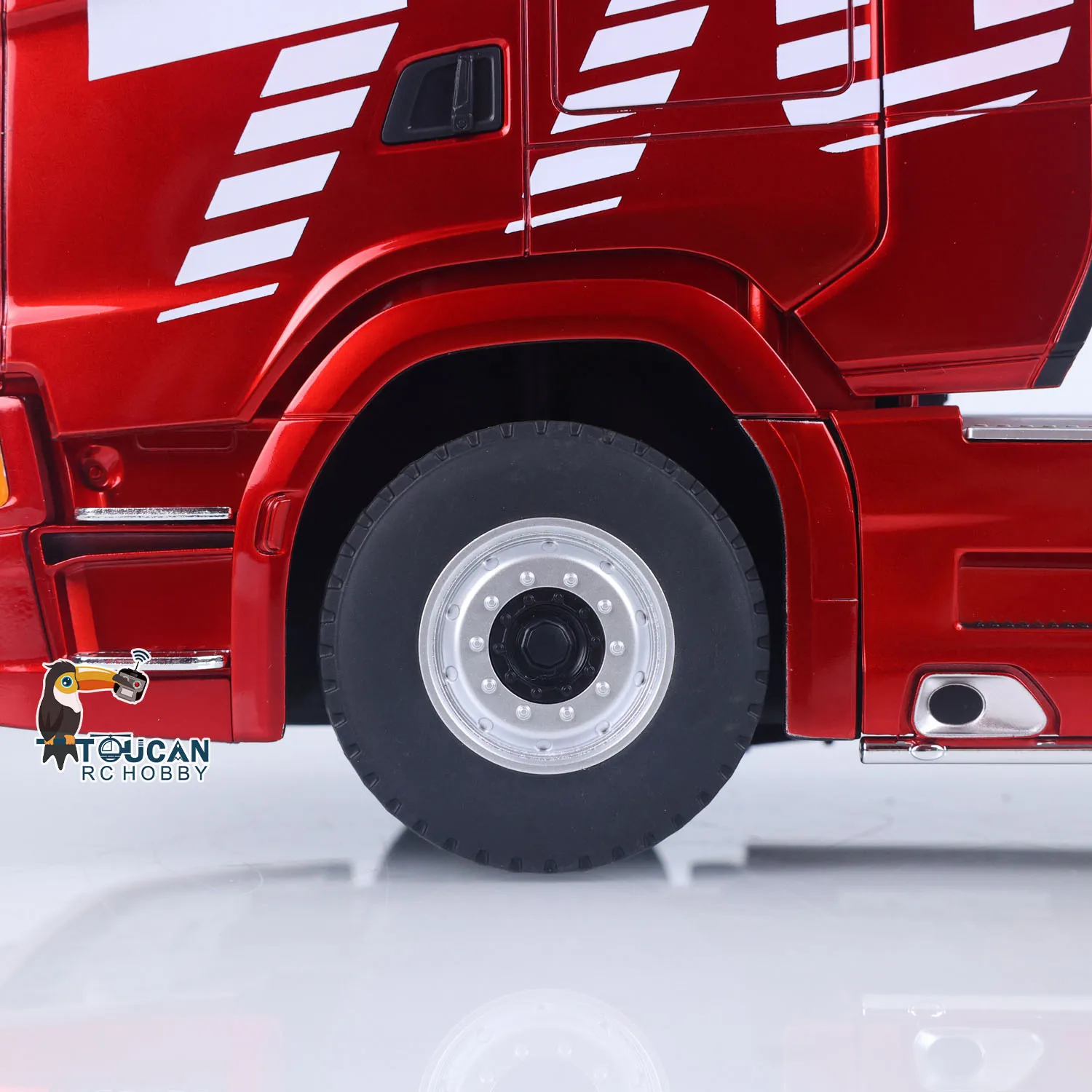 

US Sale 770S Plastic 1/18 RC Tractor Truck Toys Finished Model RTR 7.4V Battery 19CH Light Sound Effects Remote Control Car