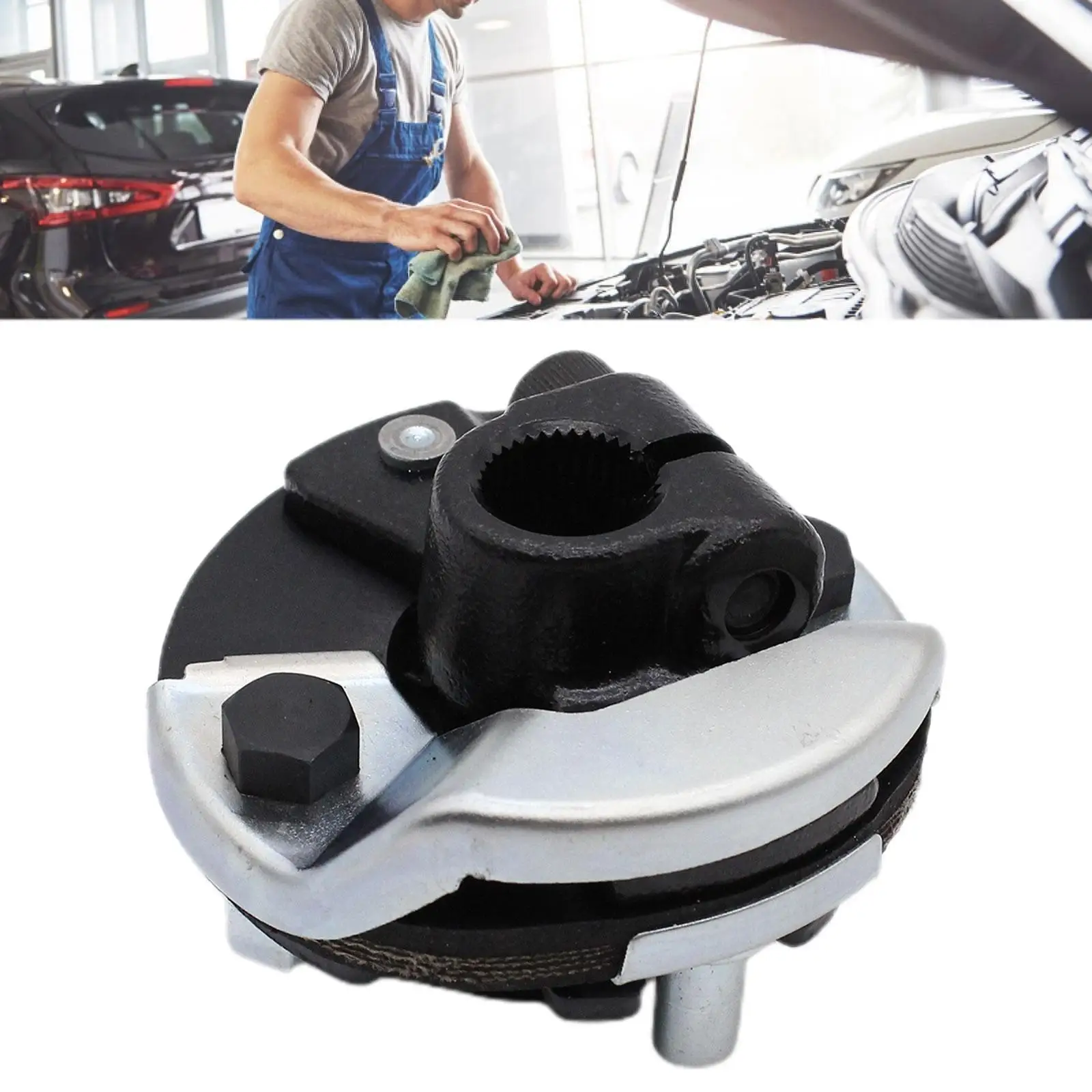 

Steering Rag Joint 1"- 48 x 3/4" - 36 Splines Sturdy Car Accessories Replacing for Manual and Power Steering Coupler