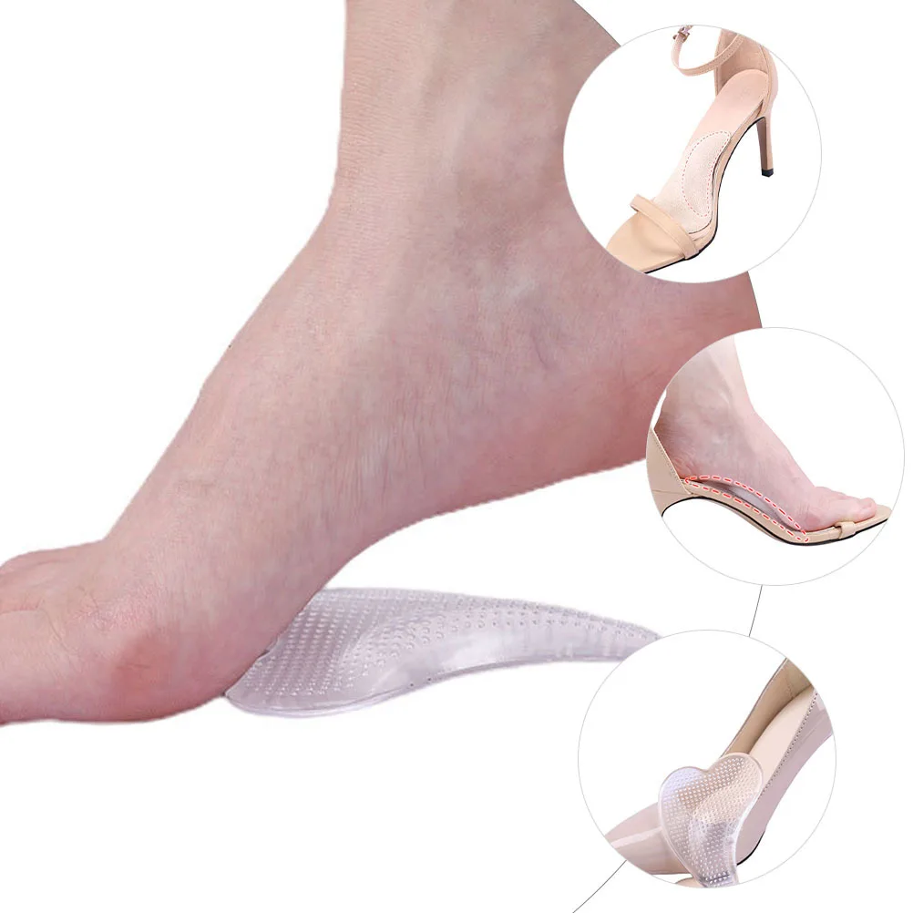 

3 Pairs Arch Cushions Insole Forefoot Pads Nonslip Supports Inserts Adhesive Non-slip