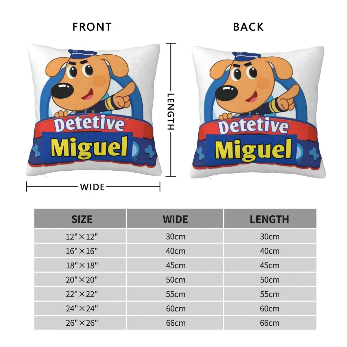 Sheriff Labrador Square Pillowcase Pillow Cover Cushion Decor Comfort Throw Pillow For Home Bedroom