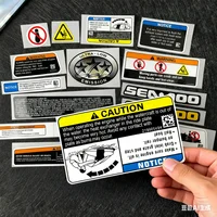 Para BRP Sea-doo Spark-300 pegatina de advertencia Seadoo Spark 300 Jet Ski pegatina reflectante accesorios de calcomanía impermeable