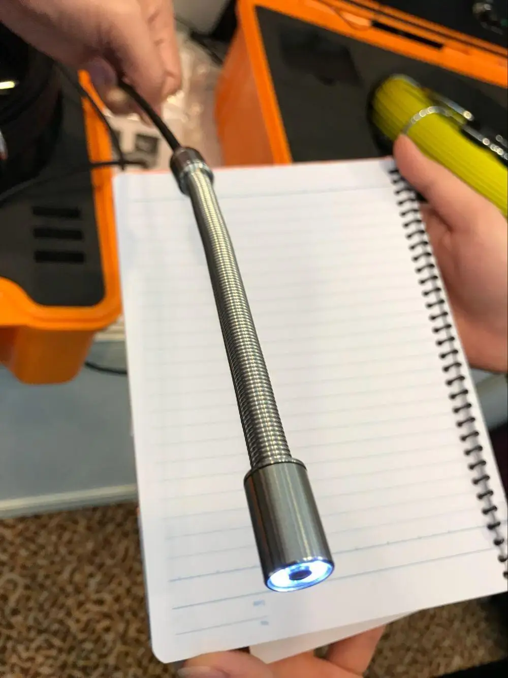 2024 Nuova telecamera professionale personalizzata Witson piccola telecamera per ispezione di drenaggio da 6 mm con cavo in fibra di vetro da 40 m