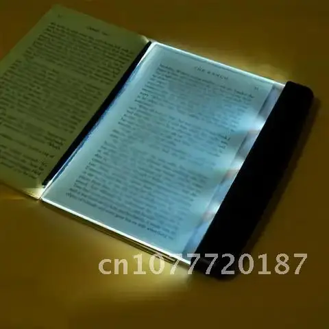 

2021 Creative LED Panel Night Light Reading Lamp for Book Lovers Wireless People Thinking Mind Flat Plate Eyes Light