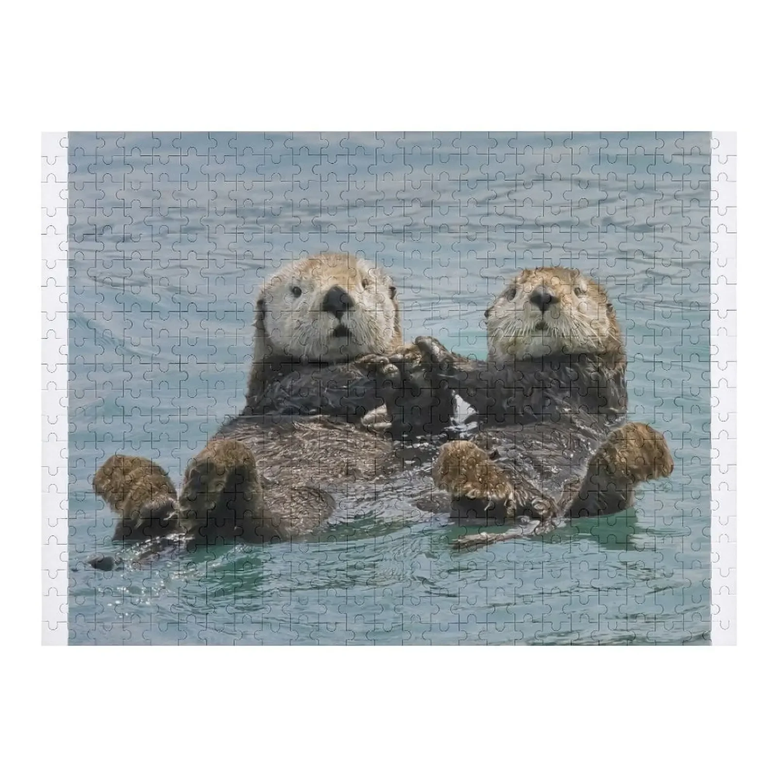 

Пазл с морскими выдрой, персонализированный для детей, персонализированный пазл