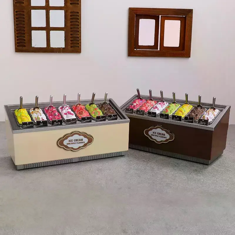 1 Zestaw 1/12 Domek dla Lalek Lodownica Model Symulacyjny Deserów Akcesoria Spożywcze do Dekoracji Domku dla Lalek Zabawka Prezent dla Dzieci do Udawania Ról