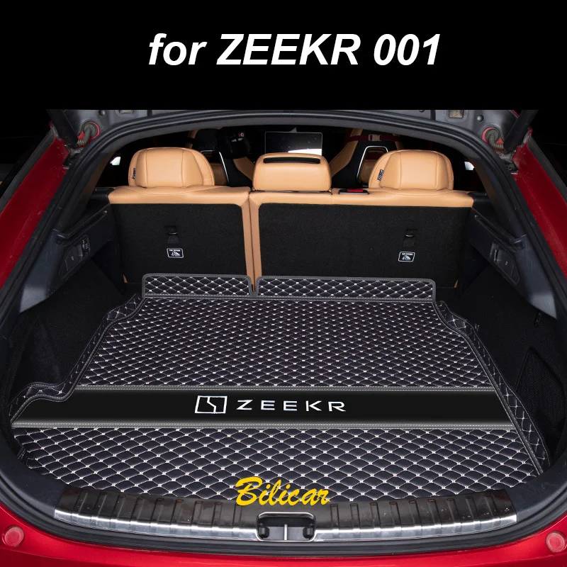 

High Side Waterproof Car Trunk Mat for ZEEKR 001 2022 2023 Custom Car Accessories Auto Interior Decoration