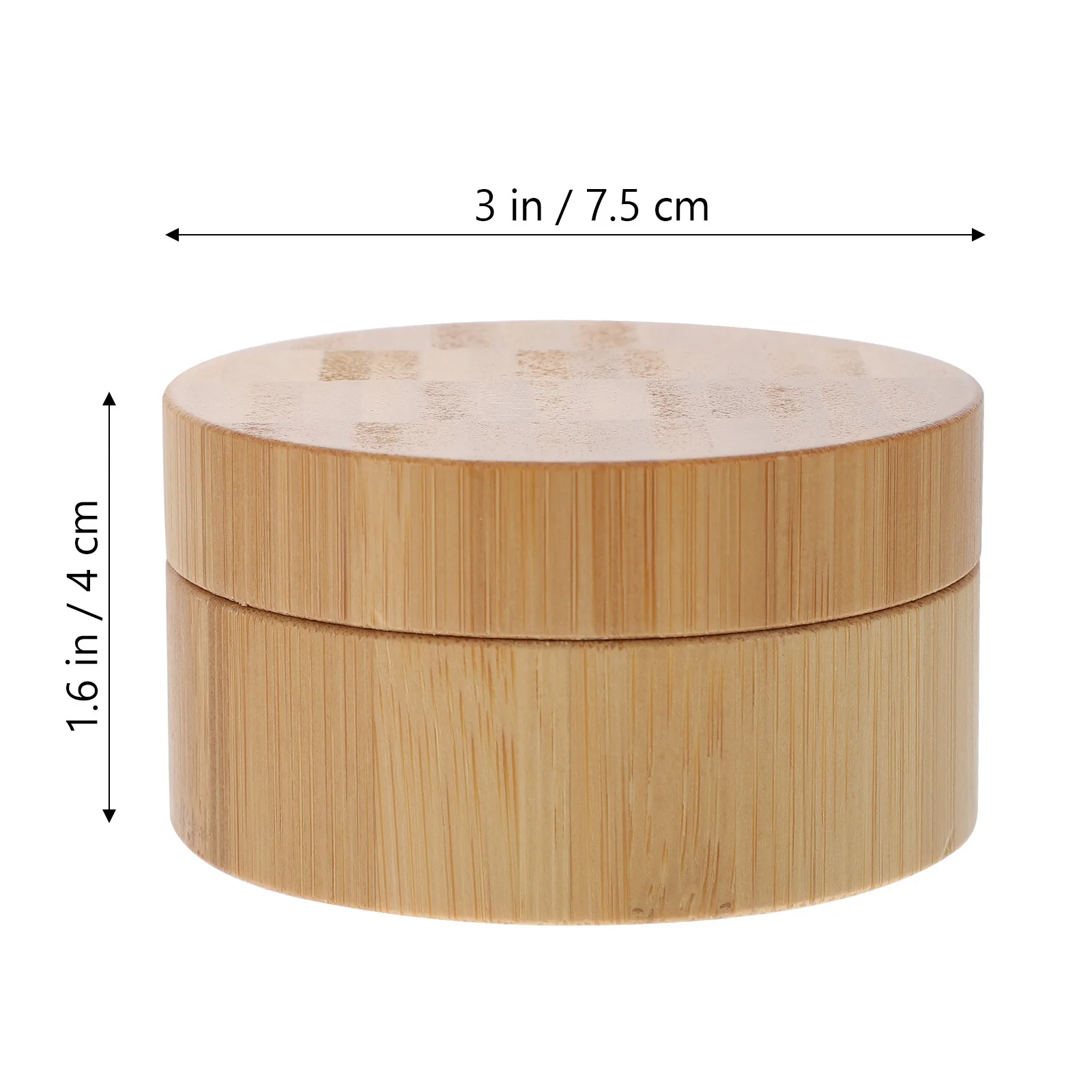 30Ml Empty Case Bamboo Makeup Container Sifter Lid Puff Holder For Cosmetics Art Supplies Storage Makeup Powder Jar Powder Puff