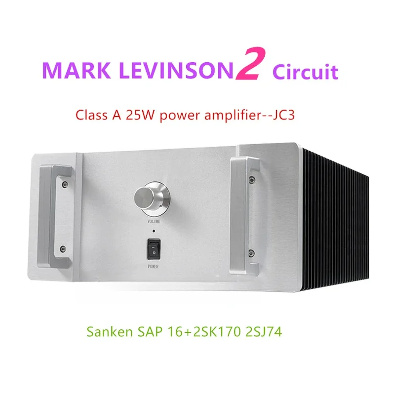 Reproduction Of MARK LEVENSON 2 Circuit,Class A 25W JC3 Post Amplifier,2SK170 2SJ74 Sanken SAP 16