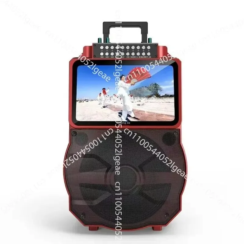 Bluetooth Speaker with Screen Home Multimedia Speaker, Support USB/MP3/AVI Adjustable Volume Knob