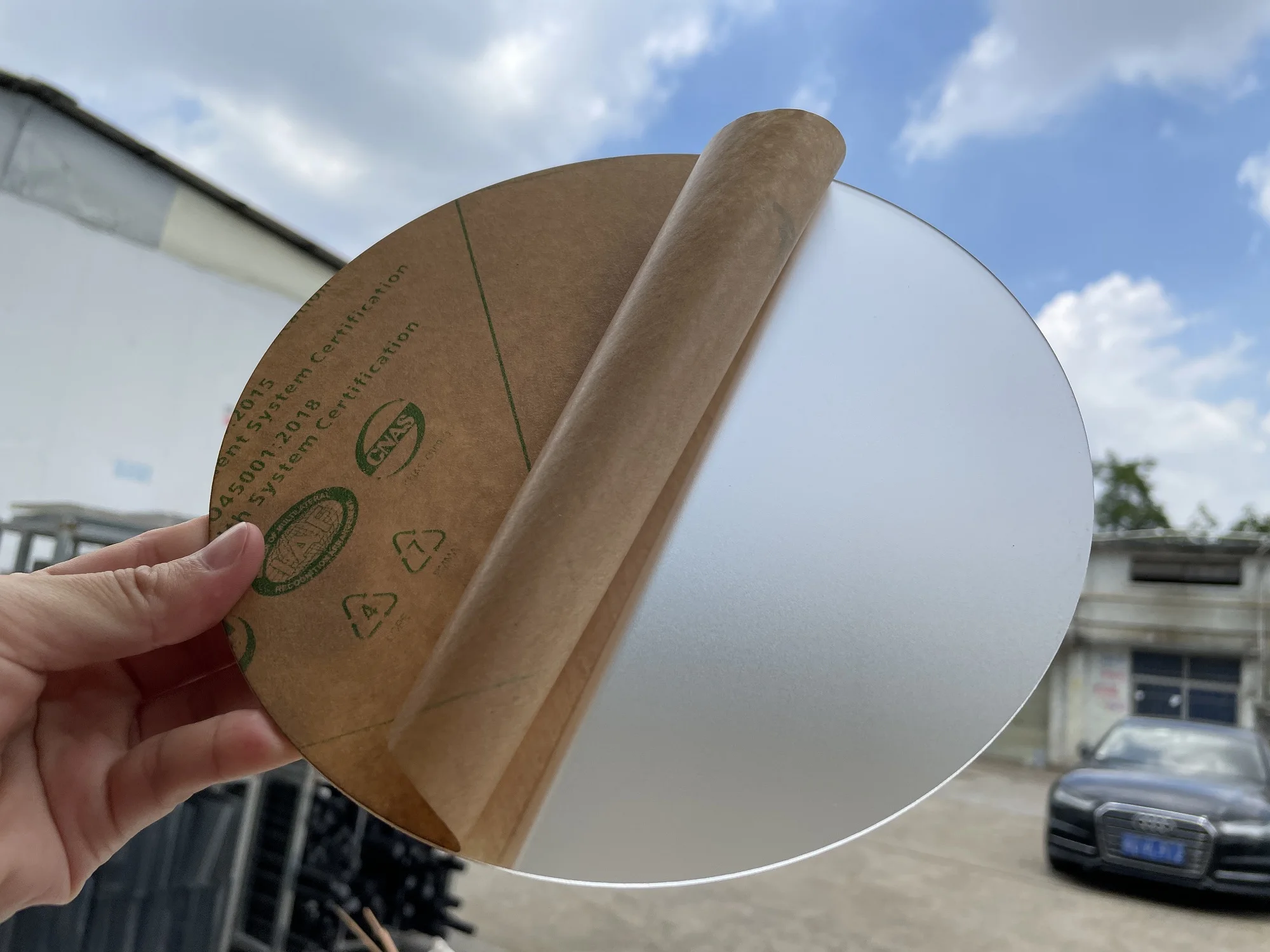 Round Matt Translucent Acrylic Board Frosted Cast Plexiglass Plastic Disc For Advertising,Signal,DIY Scrafts