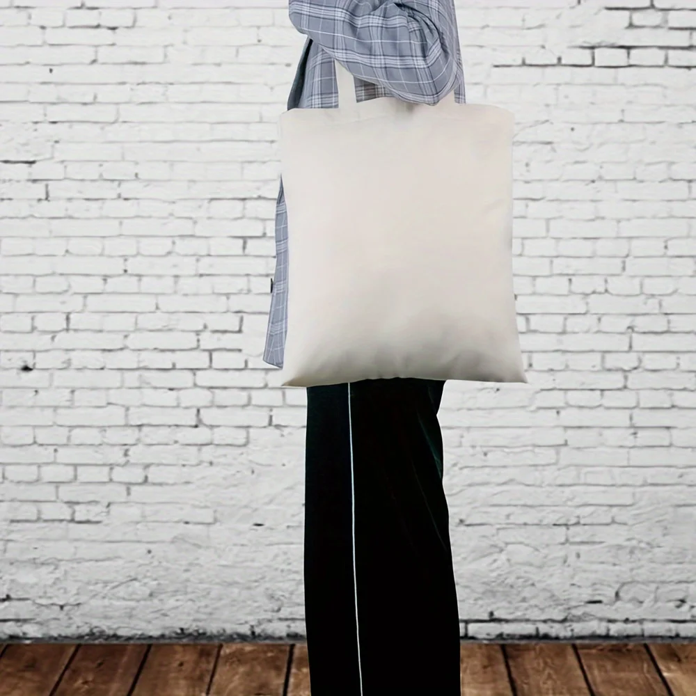 4 | 6 | 8 | 12 عبوة من حقيبة اليد القطنية الاقتصادية، أكياس قماش للتسوق البقالة خفيفة الوزن ومتوسطة وقابلة لإعادة الاستخدام، مناسبة للاستخدام بنفسك والإعلان #5