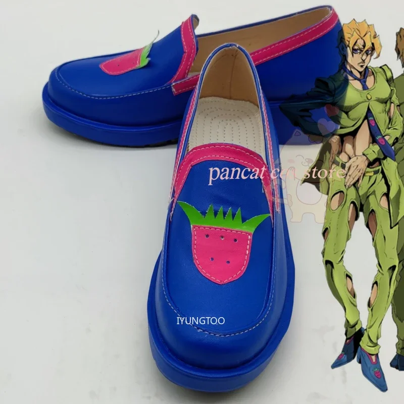 

Golden Wind JoJo'sBizarreAdventure Обувь для косплея Сапоги на Хэллоуин Обувь Косплей Костюм в стиле комиксов Опора Аниме Обувь для косплея Карнавал