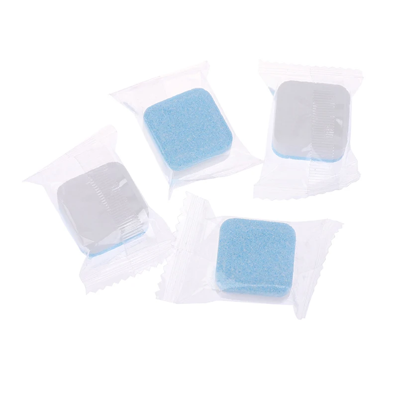 4/16PCS Detergent Washing Machine Cleaning Tablets Effervescent Cleaning Tablets Cleaner Household Cleaning Accessories