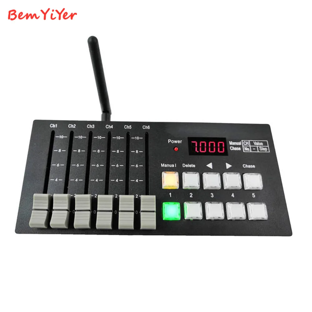 DMX console Battery-powered Mini Wireless DMX controller for DJ wedding led Par uplights