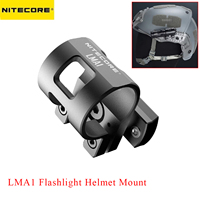 NITECORE LMA1 Rotary flashlight Helmet Mount Torch Headlamp Accessories for 25.4mm 1 inch Torch MT10C P05 P10GT P12GTS MH10 EC11