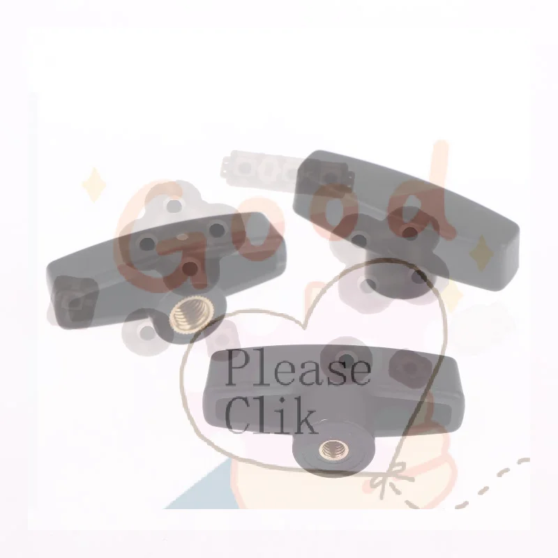 【HG】2Pcs M6 M8 M10 Head Diameter 65#T Type Hand Tighten Nuts Wing Plastic Head Hand Knob Blind Hol Nut