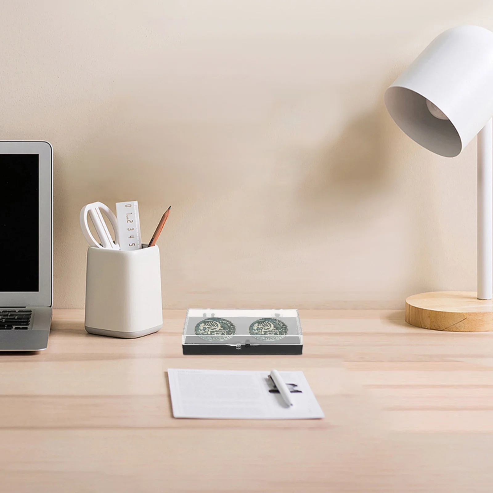 

10pcs Badge Box Clear Plastic Pin Slot For Jewelry Display Case Marathon Medal Storage Small Transparent Box Earring Ring Holder