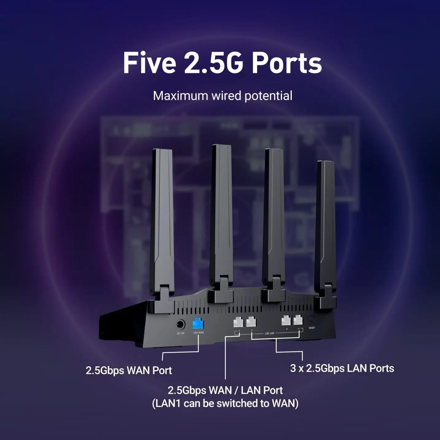 GL.iNet GL-BE9300 (Flint 3) First Tri-band Wi-Fi 7 Home Router 5 