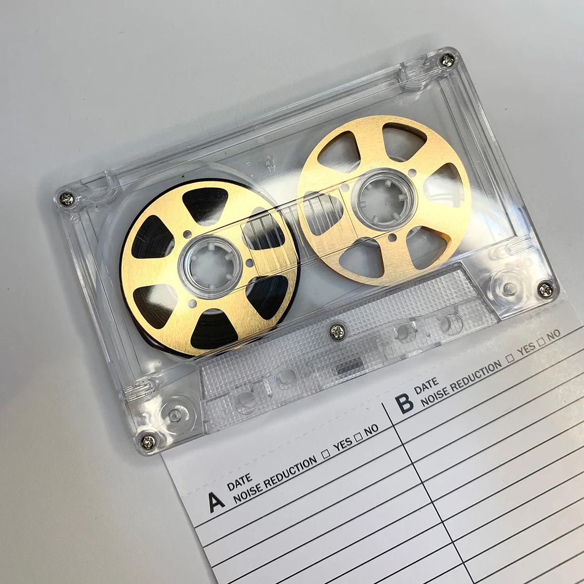 Retro Reel-to-Reel-Kassette, beidseitig beschichtetes Metall, 50 Minuten, leeres Kassettenband für Walkman-Aufnahmen (mit 50-minütigem Band) – Detail 14