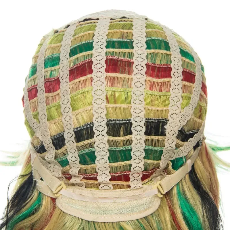 Sphène Cosplay terre du sphène brillant Cosplay cheveux multicolore chapeaux Houseki no Kuni Cosplay