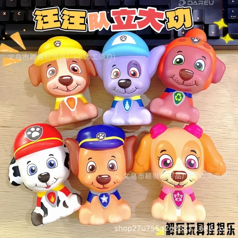 Paw Patrol Stress Relief Toy Slow Bounce Fun Kids Squeeze Toys Cute Cartoon Anime Boys & Girls Chase Skye Toys Birthday Gifts