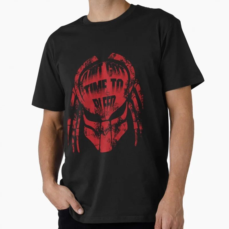 

AintGotTimeToBleed Vintage Horror sic fi Predator movie Alien hunter Gift shirt Space monster print Clothes All size Tops S-6XL