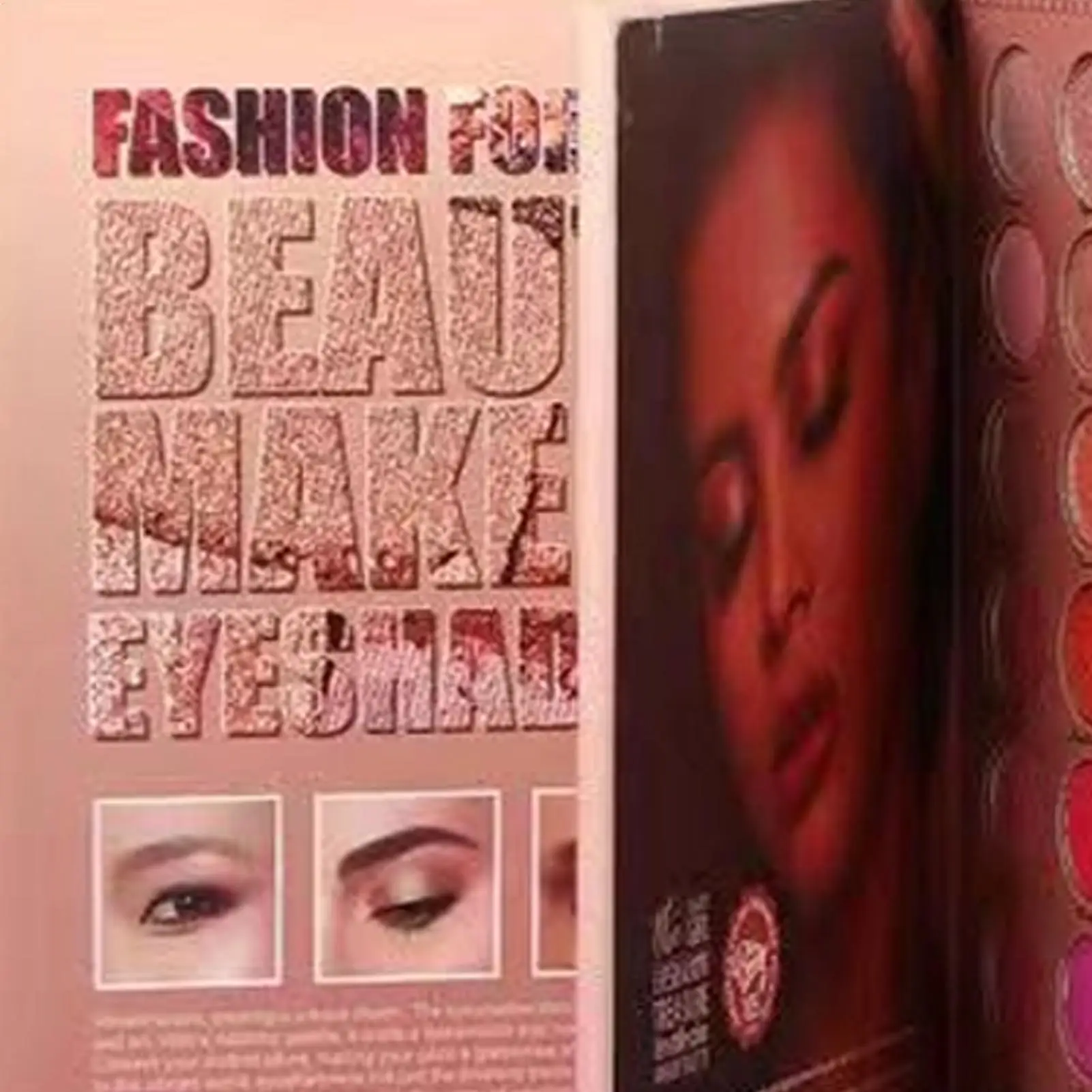 لوحة مكياج لكامل الوجه مكونة من 105 لونًا قابلة للطي وتدوم طويلاً ومقاومة للماء ومستلزمات التجميل وأحمر الخدود ولوحة هايلايتر للبالغين #4