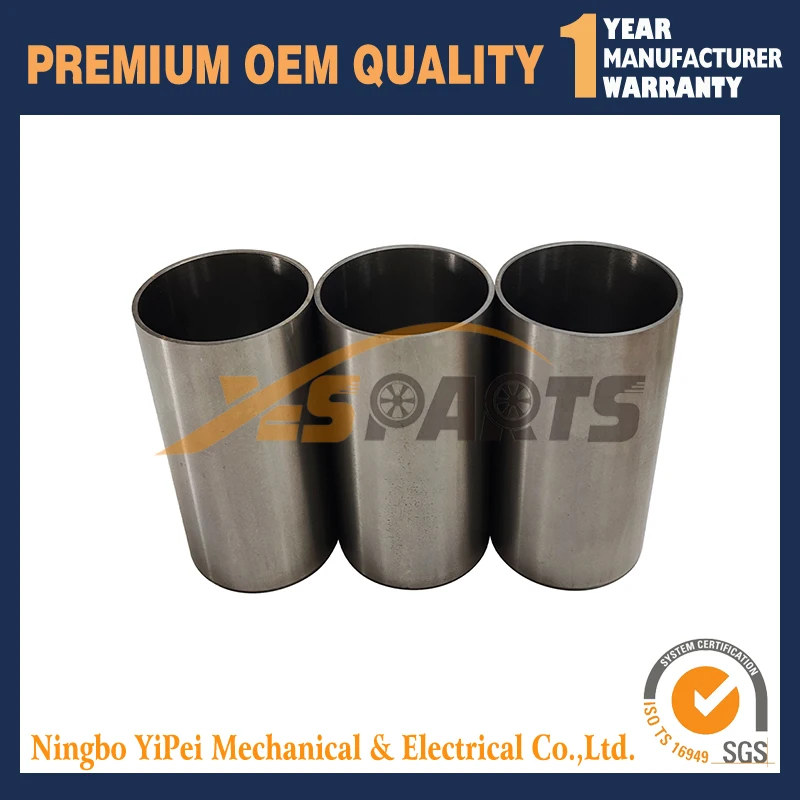 

3 pcs Cylinder Liner For Yanmar 3TNE68 Engine (For One Engine)