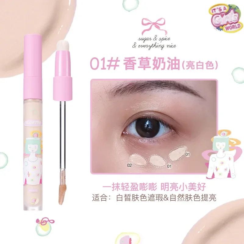 FLORTTEBackky Girls' Dormitory Series concealer Brightening Liquid Double end concealer