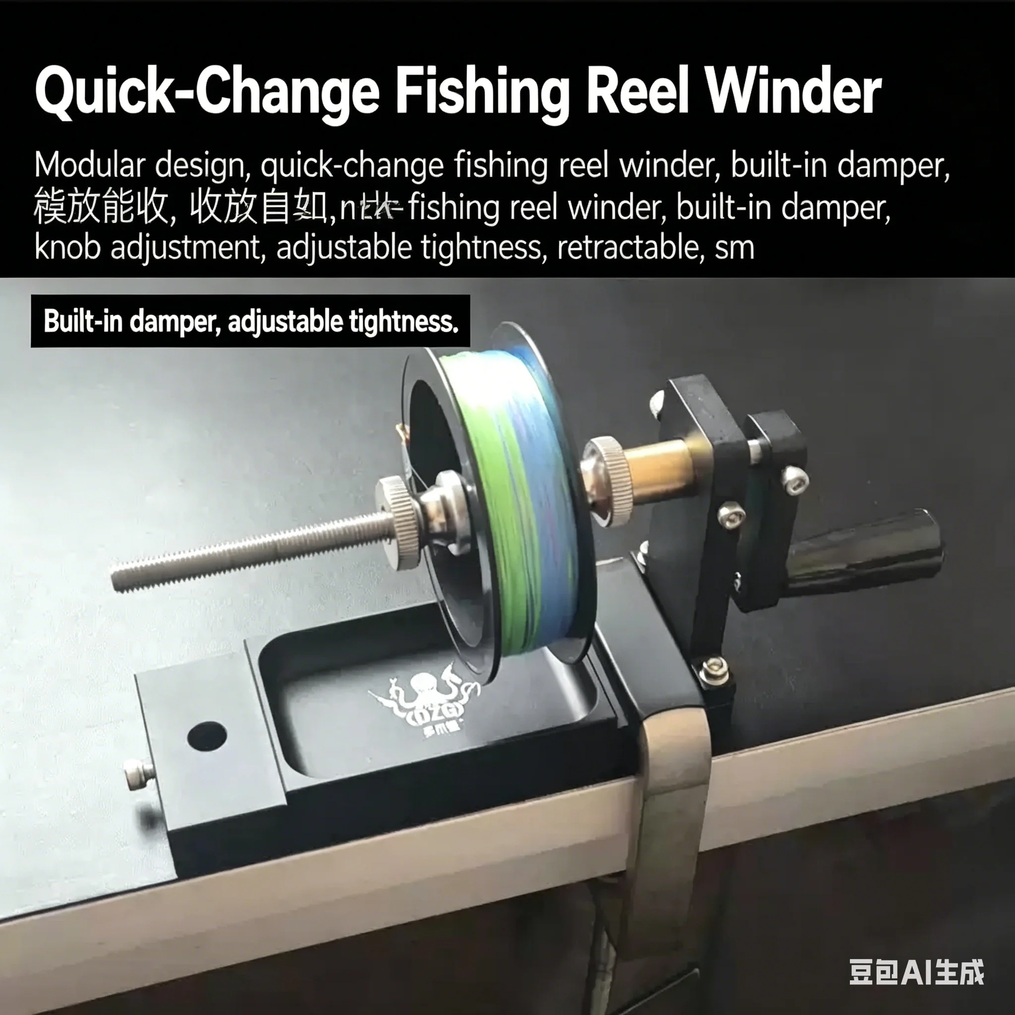Mini Micro Fishing Accessories, Steel Wire Bending Coiling Looping Tool, Adjustable Damper, Fly Fishing Clamp Vice, Winding Orga